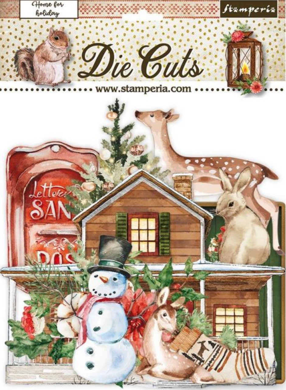 Stamperia Die Cuts - Home for the Holidays